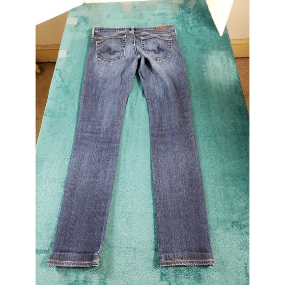 Adriano Goldschmied Jeans Sz 28 Women Blue Pants Stretch Aubrey Skinny Straight - Picture 12 of 14